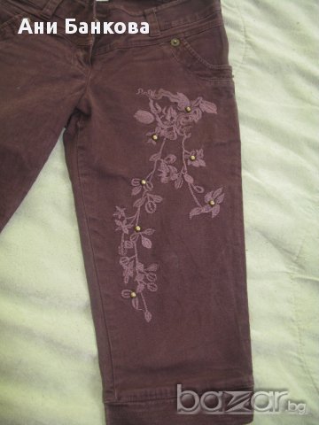 Дамско панталонче за ботуш с бродерия+ подарък , снимка 2 - Панталони - 11192981