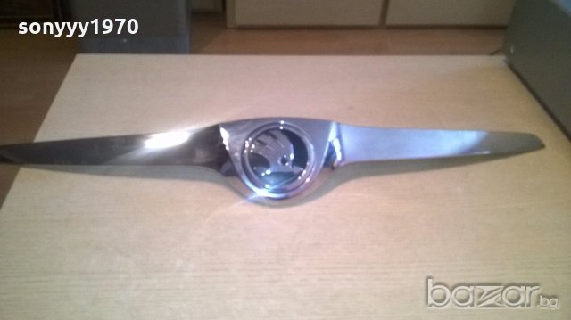 Skoda-маска с емблема-нова 79х11.5см-внос швеицария, снимка 4 - Аксесоари и консумативи - 18587261