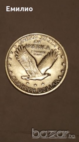 XF USA 1919 QUARTER DOLLAR Scarce, снимка 2 - Нумизматика и бонистика - 20074024