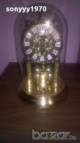 Hermle-made in germany-часовник-24/17см-внос швеицария, снимка 5 - Антикварни и старинни предмети - 16386142