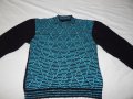 Мъжки пуловер плетиво 