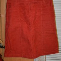 Червена джинсова пола марка Yessika, като нова, снимка 1 - Поли - 25672061