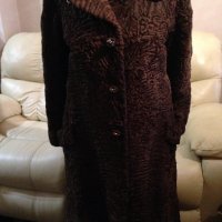 Кожено палто-АСТРАГАН -естествена кожа М, снимка 2 - Палта, манта - 23714996