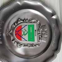 Немска цинкова чиния, снимка 13 - Декорация за дома - 23825680
