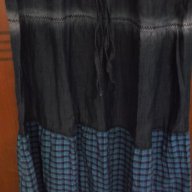 Намаление! Нова дълга дънкова рокля, размер L, снимка 9 - Рокли - 14946832