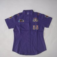 Дамска лилава риза, L , снимка 1 - Ризи - 18301073