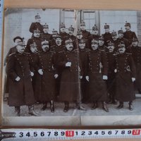 Снимка на група кралски румънски офицери - 1907 г., снимка 1 - Други ценни предмети - 19306743