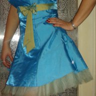 абитуриентска или парти синя рокля, снимка 1 - Рокли - 7330498