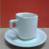 Чаша с чинийка  за  кафе, снимка 3 - Чаши - 17828708