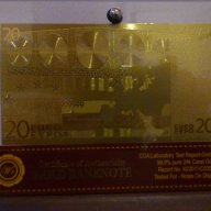 Банкноти сувенири 500 златни евро банкноти със сертификат, снимка 5 - Нумизматика и бонистика - 14167972