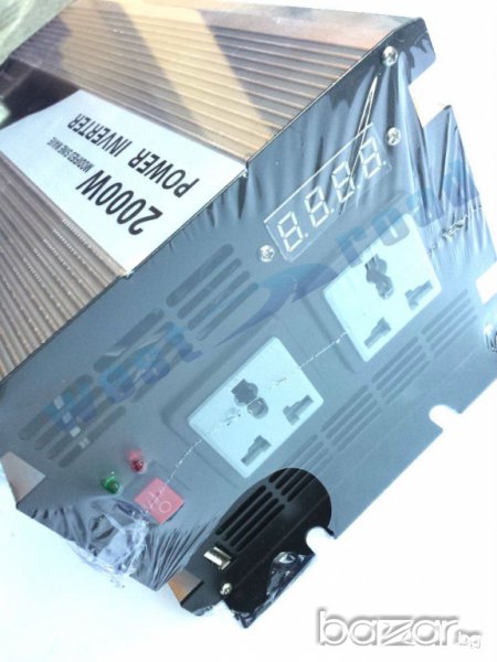 МОЩЕН ИНВЕРТОР ЗА НАПРЕЖЕНИЕ МОДИФИЦИРАНА СИНУСОИДА-2x2000W 12V, снимка 1