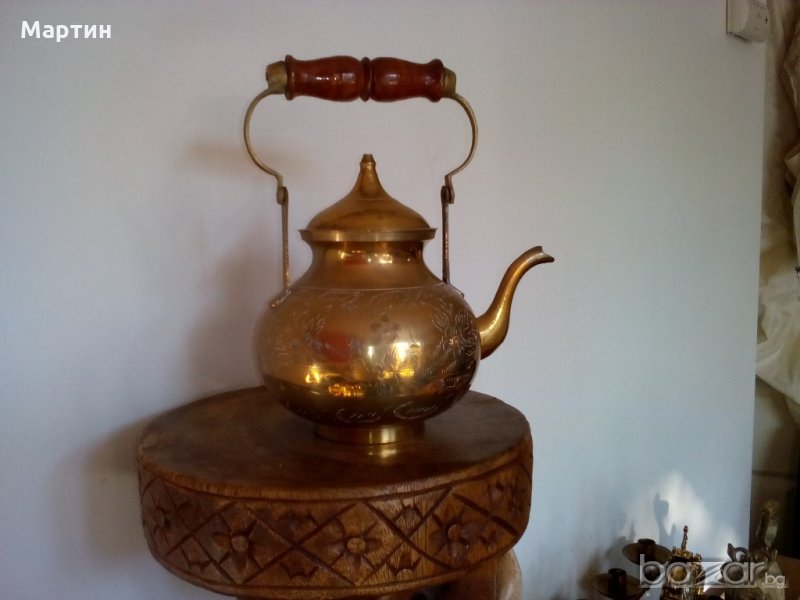 1956г. Масивен бронзов - Чайник - 1 бр. ( 777954) , снимка 1