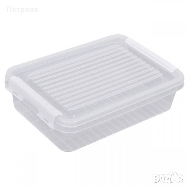 Пластмасова кутия за съхранение-24x16x6 см., снимка 1
