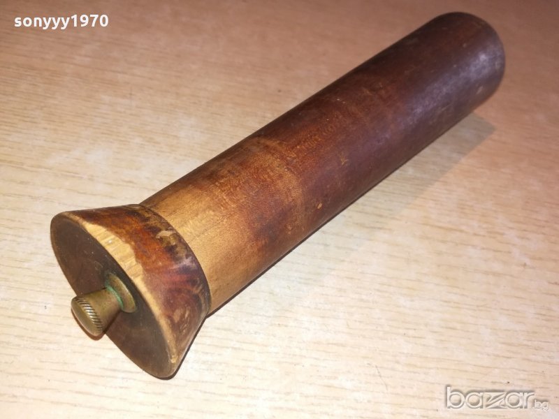 АНТИКА-made in italy-ретро мелница за пипер-внос швеицария 26х6см, снимка 1