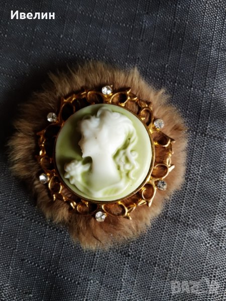 бижу-камея,гема, снимка 1