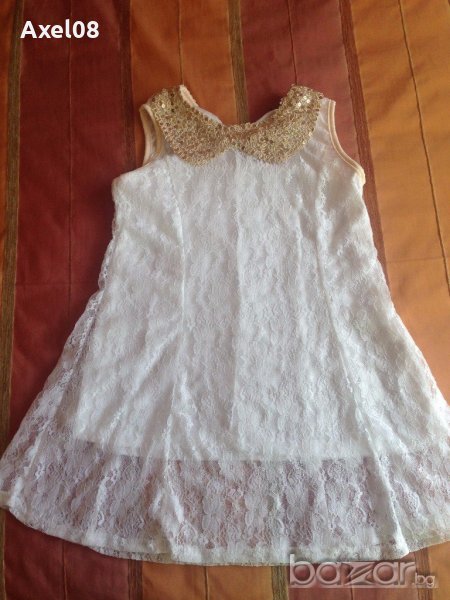 Нова стилна дантелена рокля с етикет!, снимка 1