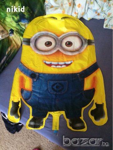 миньон миньоните minions голям балон фолио фолиев хелий или въздух парти рожден ден, снимка 2 - Други - 15046287