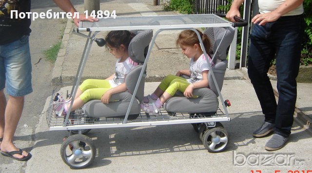 Продавам ПОРЪЧКОВА количка за деца-близнаци от 2 до 6 години, снимка 4 - Стоки за близнаци - 13149821