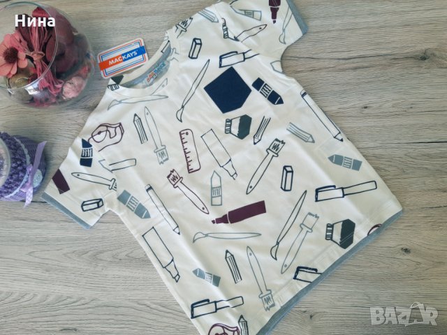 Тениска Mackays памук, снимка 3 - Детски тениски и потници - 25062662