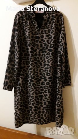 Рокля в леопардов десен , снимка 3 - Рокли - 23988555