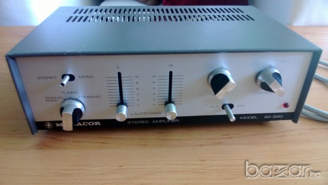 monacor sa-340-stereo amplifier-внос швеицария, снимка 5 - Ресийвъри, усилватели, смесителни пултове - 8116721