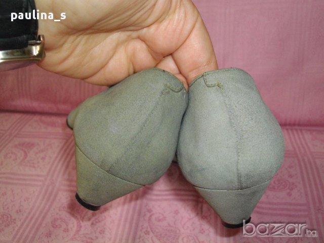 Естествен велур / Дизайнерски обувки "Ensemble Scenario"genuine velvet / естествена кожа - велур, снимка 5 - Дамски ежедневни обувки - 14223955