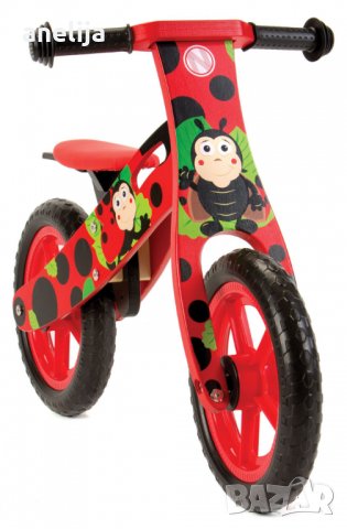 Баланс колело Колите, велосипед без педали дървено 2-5 години, снимка 6 - Скутери и тротинетки - 25380083