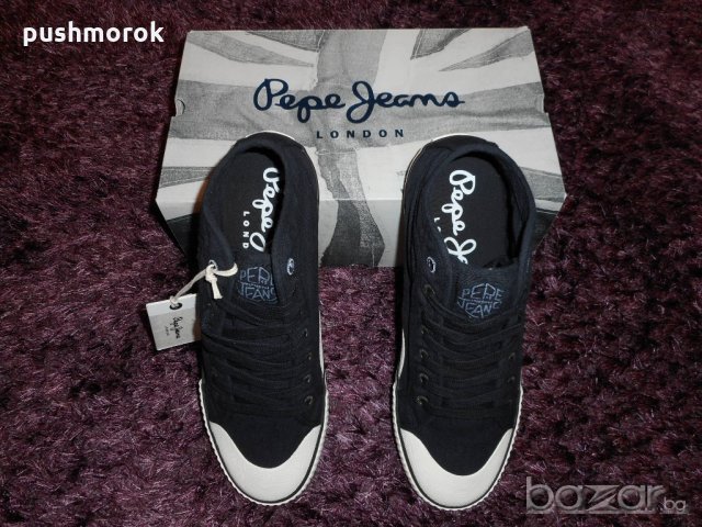 Pepe Jeans INDUSTRY DEEP DYE Black, снимка 2 - Маратонки - 21179992