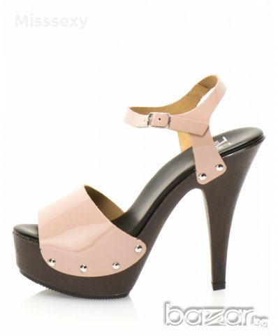 ПРОМО 🍊 VERSACE SPORTIVO 🍊 Дамски кожени сандали в пастелно розово 36 номер нови с кутия, снимка 4 - Сандали - 18828994