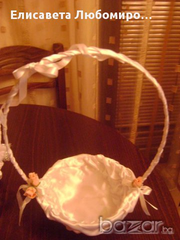 сватбени аксесоари, кошнички  за халки,кошници,късметчета, снимка 16 - Сватбени аксесоари - 8605652