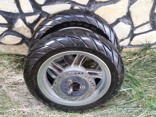 2 броя гуми и джанти за скутер 110/70/12, снимка 11 - Гуми и джанти - 10098803