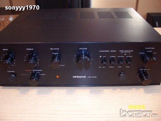 hitachi ha-300-made in japan- stereo amplifier-внос швеицария, снимка 6 - Ресийвъри, усилватели, смесителни пултове - 11862796
