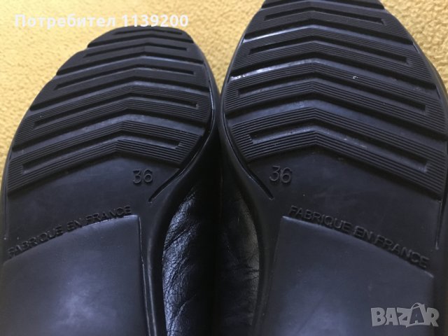  Boissy 36 естествена кожа френски дамски обувки анатомична стелка, снимка 7 - Дамски ежедневни обувки - 23737421