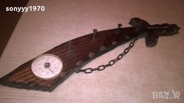 меч-дърво/метал-ретро колекция-внос испания-43х10см, снимка 3 - Колекции - 25247018