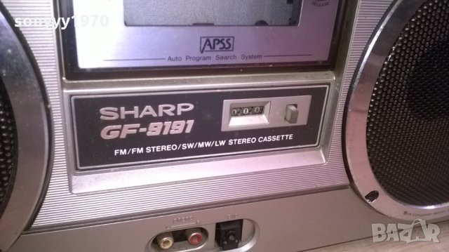 *sharp gf-9191h made in japan-внос швеицария, снимка 6 - Ресийвъри, усилватели, смесителни пултове - 24815894