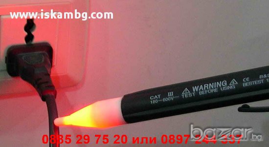 Безконтактен фазомер амперметър AC - код VD01, снимка 10 - Други стоки за дома - 12392029