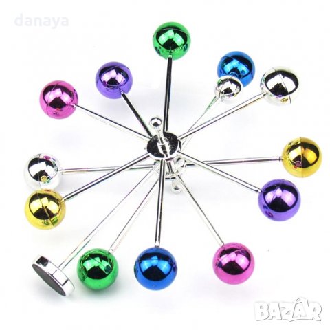 1062 Антистрес махалото на Нютон сувенир вечен дебат нютоново махало дъга, снимка 3 - Декорация за дома - 26163883