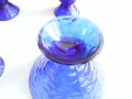 чаши купи кобалтово синьо стъкло, снимка 8