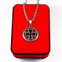 Кръст за храброст медицинска стомана, снимка 1 - Колиета, медальони, синджири - 17095346