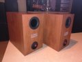 Pure 2х40w/8ohm-2броя тонколони-26х24х15см-внос англия, снимка 18