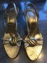 Златисти кожени сандали ROLLINI, снимка 9