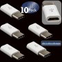  10 броя Micro USB букса букси към USB 3.1 Type C зарядно адаптер за Samsung Galaxy S8/ + huawei p20, снимка 8