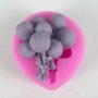 3D Връзка Балони балон силиконов молд форма декорация украса фондан торта мъфини гипс сапун