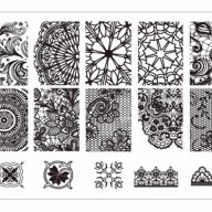 плетени мотиви  плочка / щампа шаблон за печат на нокти - Нова BC- 10, снимка 1 - Продукти за маникюр - 14623879