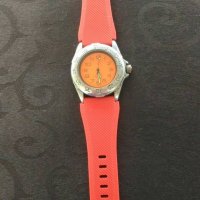 Свеж оранжев летен часовник,японска механика, снимка 1 - Мъжки - 20961956