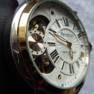 Нов ръчен часовник Армитрон скелетон, златен, Armitron 20/4930WTTT Skeleton Gold Watch, снимка 1 - Мъжки - 8949328