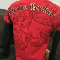 Мъжка блуза 2fer twofer thermal ръкави червена Xtreme Couture by Affliction Small, снимка 6 - Блузи - 25983107