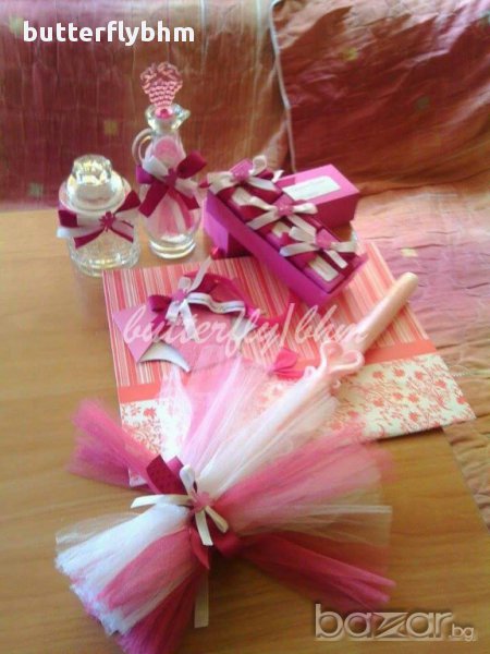 Комплект за кръщене  ръчна изработка , снимка 1