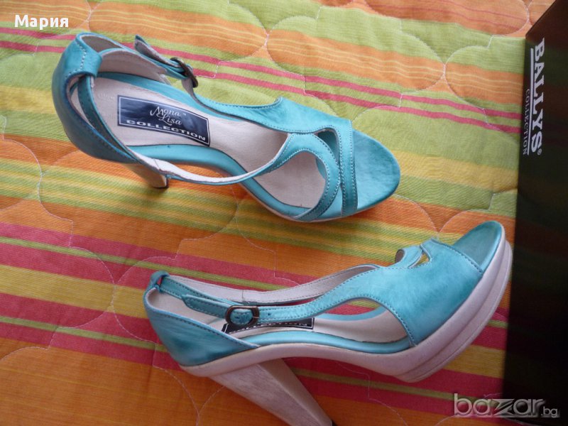 Летни високи сандали нови, снимка 1
