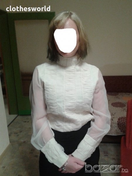 Автентична дамска ретро стил риза Edith Hart, снимка 1